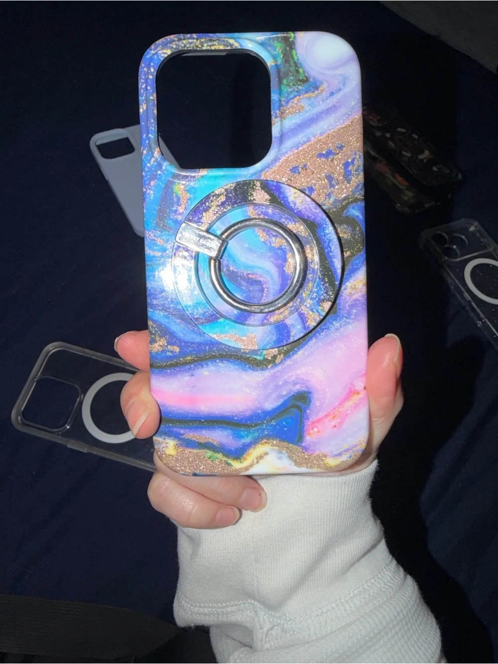 Iphone 14 pro case magsafe velvet caviar with magnetic  ring